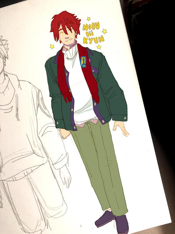 Nobuhiko Inamori Sketch Reference